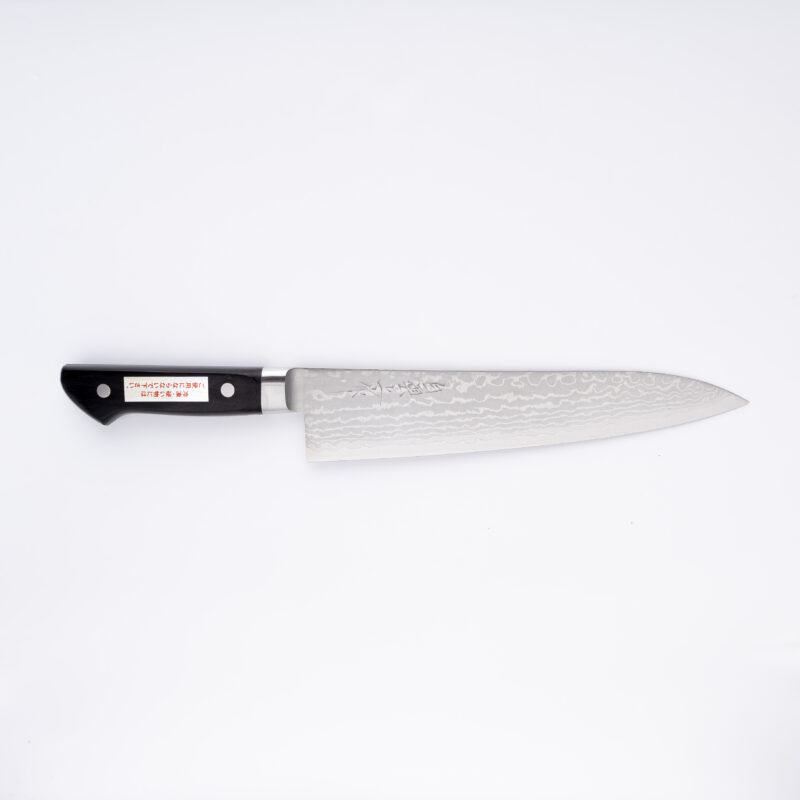 M107 VG10 Gyuto knife 210 mm with black handle