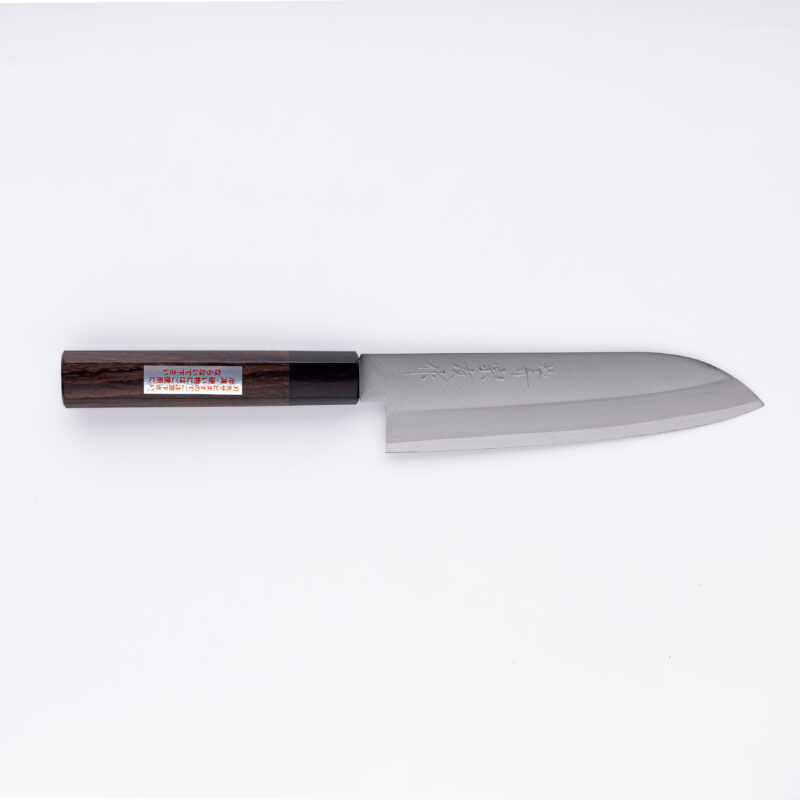 M151 Aogami Super Steel Santoku Knife 170 mm Rosewood Handle